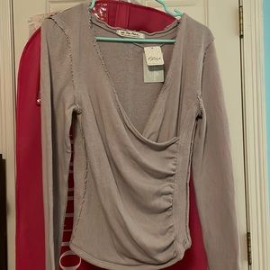 Free people tan/brown sweater